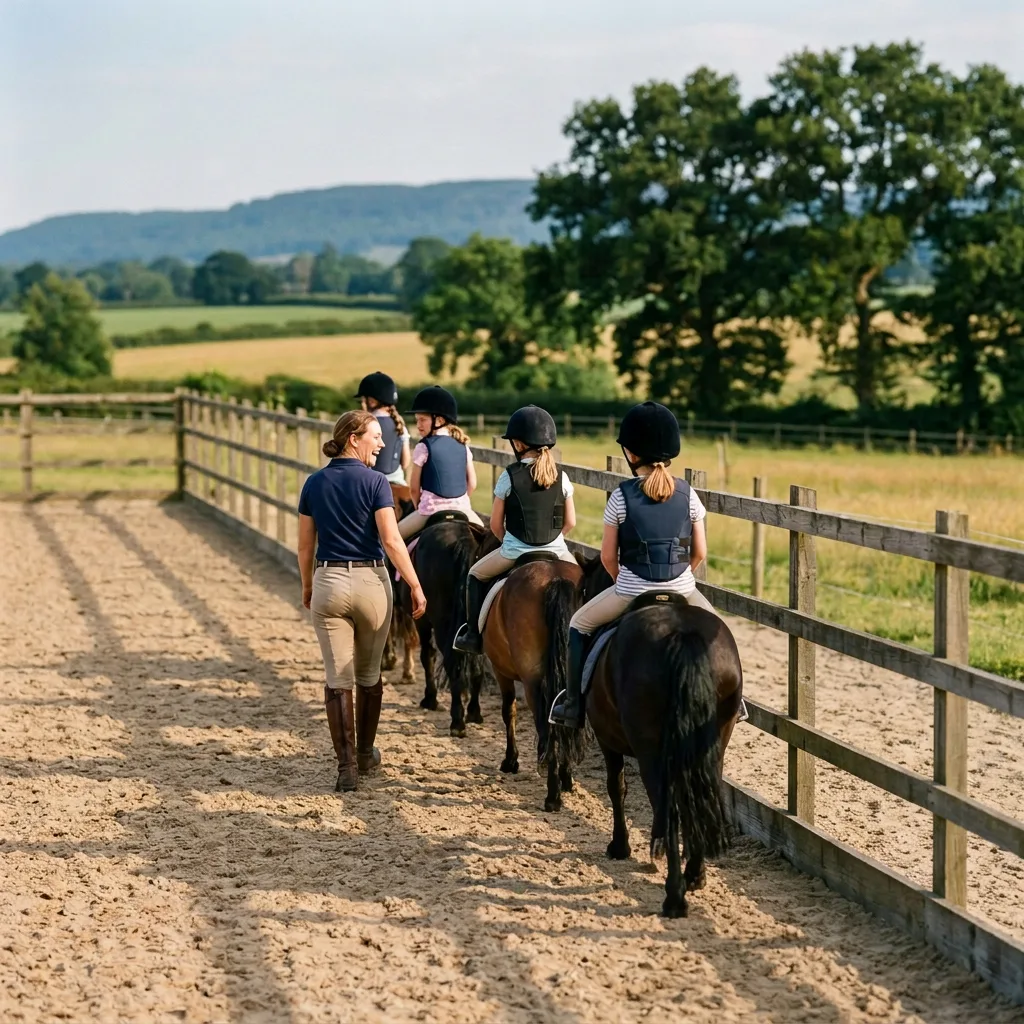 Cours de poney à Décines-Charpieu, Rhône